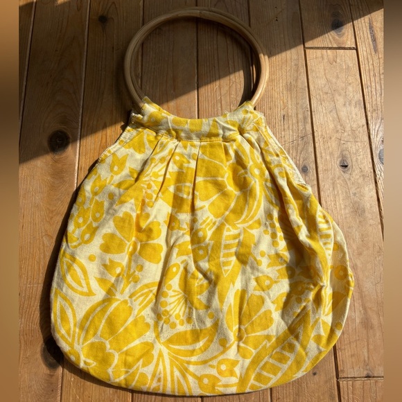 Boho Beaded Bamboo Bag - Picture 4 of 7